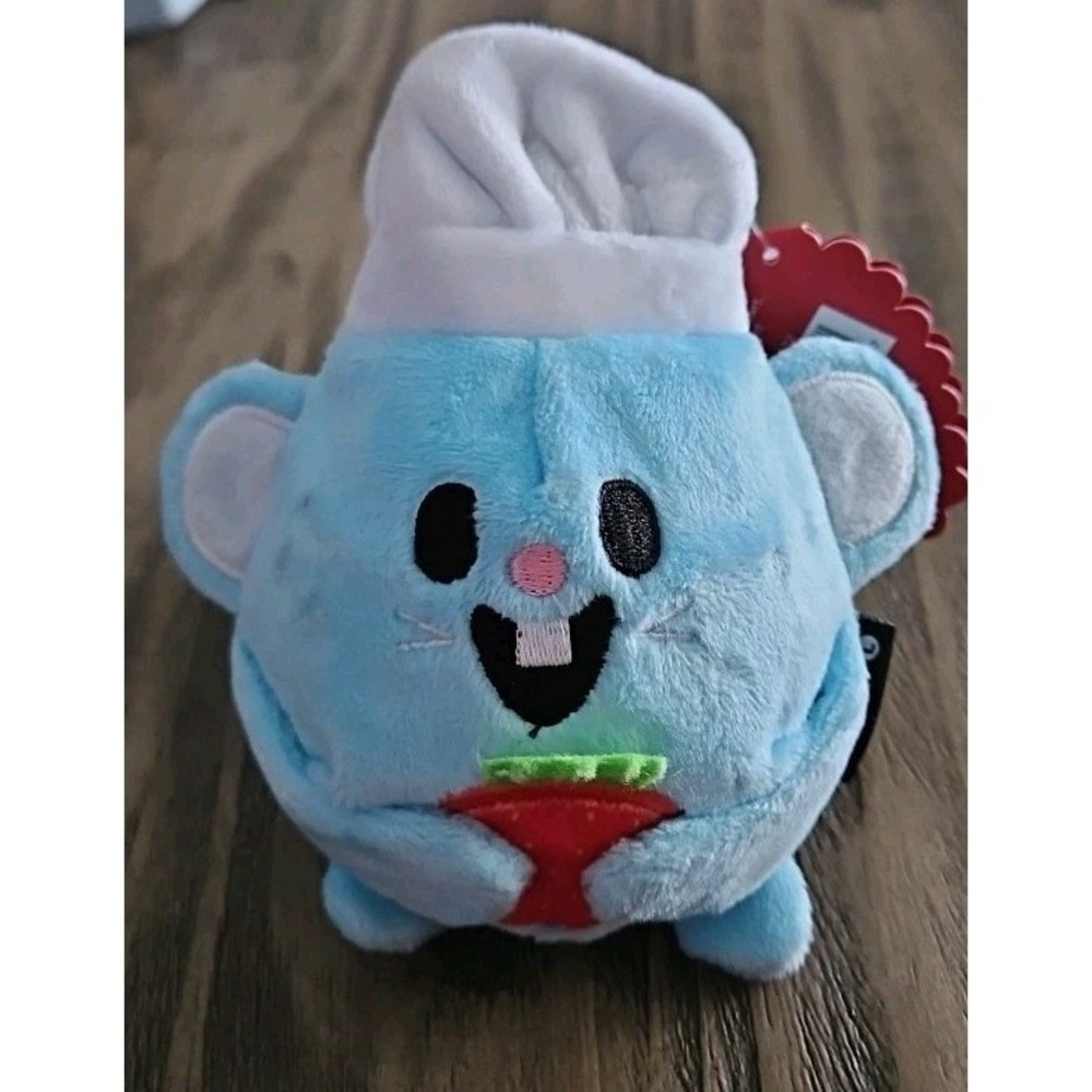 Bark Box Lil' Miss Muffin Mouse Super Chewer Dog Toy Lg 50+ lb Squeaker Rubber